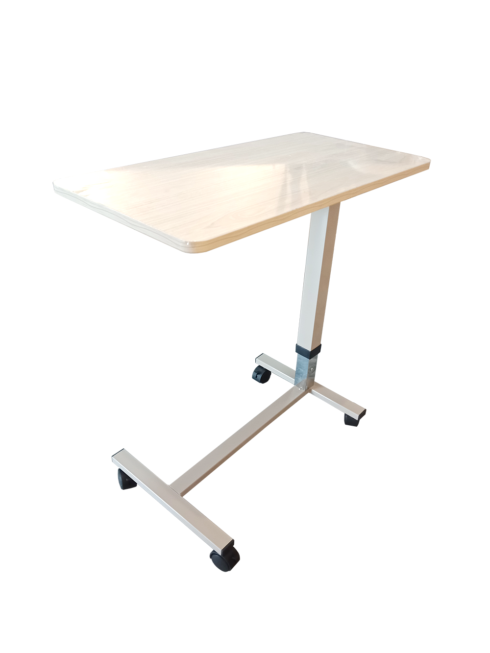 โต๊ะทานข้าว โต๊ะคร่อมเตียงผู้ป่วย ลายไม้ FOSHAN